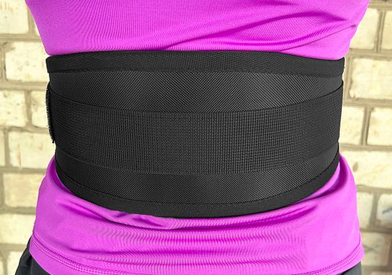 Пояс атлетичний EasyFit розмір S 60-75 см Чорний (EF-0004-S) | Зображення 3