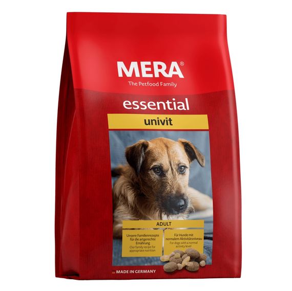 Корм Mera Essential Dog Adult Univit сухий з м'ясом птиці для дорослих собак 12.5 кг