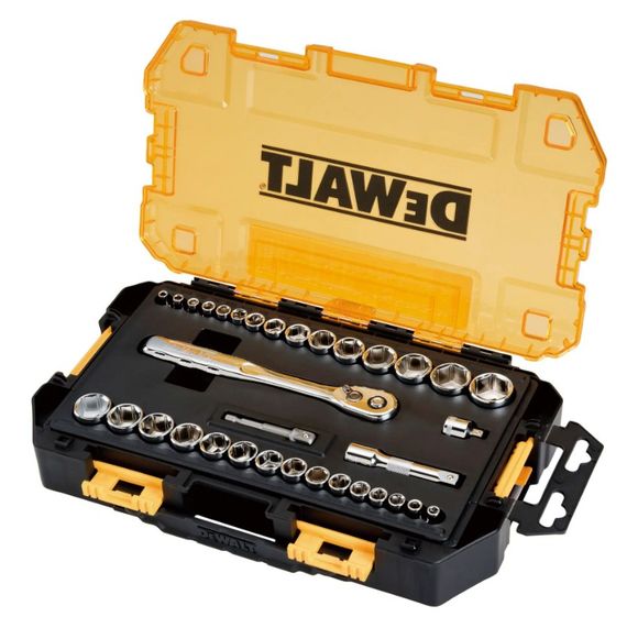 Набір головок DeWalt 1/4 та 3/8 34 предмети (DWMT45034-0) | Зображення 2