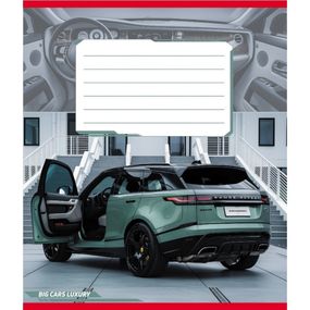 Зошит учнівський "Великі машини" 018-540062L-1 в лінію, 18 аркушів