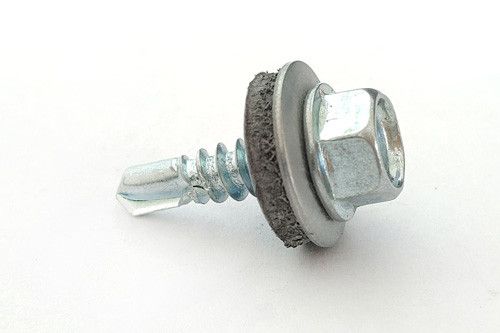 Саморіз покрівельний 4,8*19 DIN 7504K цинк білий для металу (пач 50 шт.) APRO 9R64819ZN1