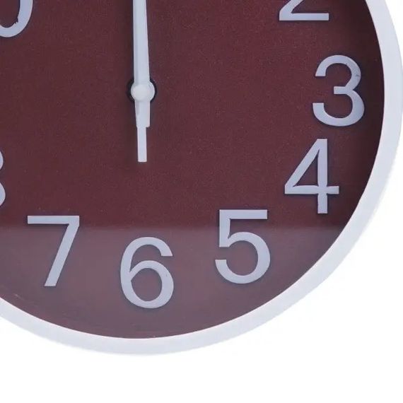 Годинник настінний 19,5 см, білий HP218W | Зображення 1