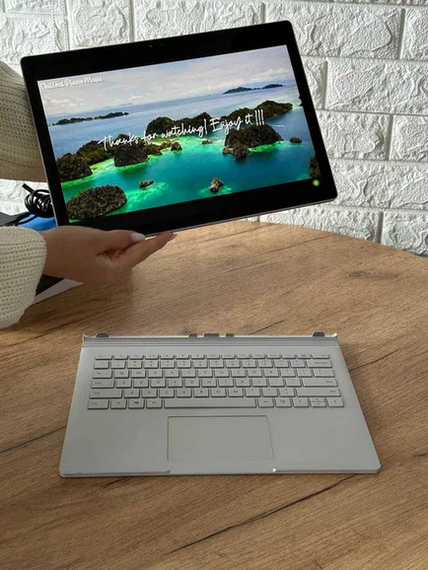 Ноутбук Сенсор Microsoft Surface Book 13,5" IPS i7 6600U 8Gb 256Gb NVidia GPU Б/В | Зображення 6