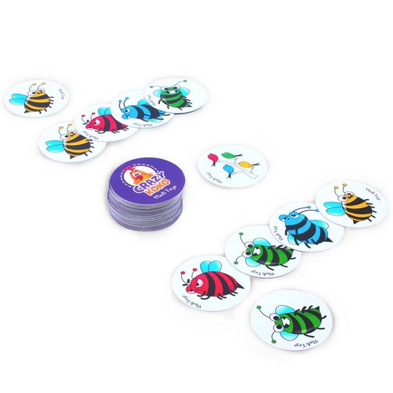 Дитяча настільна гра "Шалені бджоли" VT8077-06, 54 фішки, правила гри | Зображення 2
