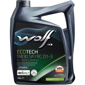 Моторное масло Wolf ECOTECH 5W30 SP/RC D1-3 4л (1049901)