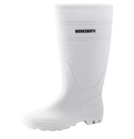 Чоботи робочі Workshop[R], O4, ПВХ, білі, пара, р.47