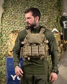 Плитоноска 4 точки сброса 7.62 пиксель   ПП4631