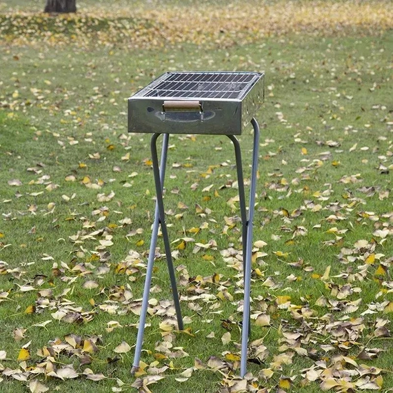 Переносний мангал BARBECUE TRAY 770SS MD-008 8009 | Зображення 4