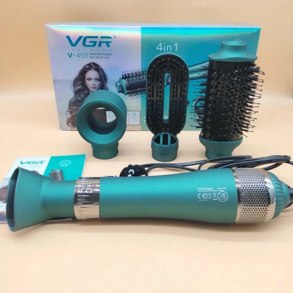 Фен-стайлер VGR V-474 Blue Professional 4 в 1 1400 Вт (46277-V-474_2245) | Зображення 7