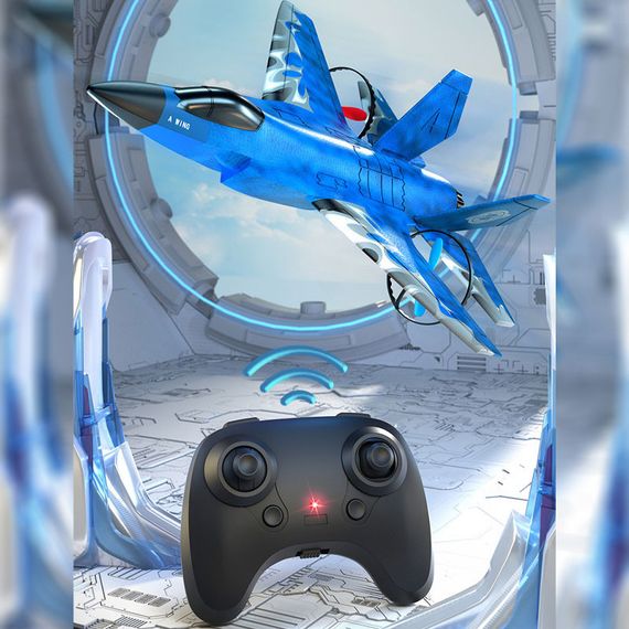 Самолет на радиоуправлении SCHE HW39 F35 Fighter Blue | Зображення 4
