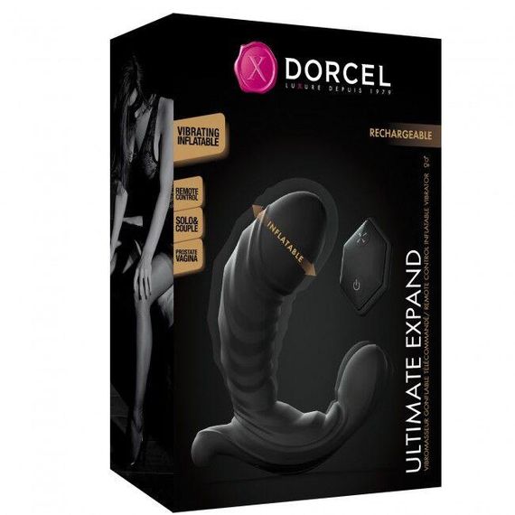 Універсальний вібратор зі стволом, що надувається Dorcel ULTIMATE EXPAND Sex Aura | Зображення 7