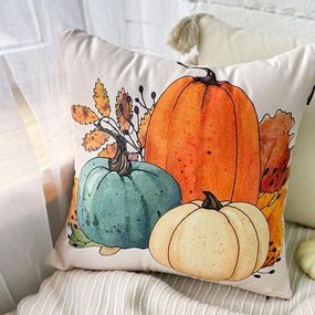 Подушка декоративная Soft Семья тыквы 45x45 см (45PST_23O009)