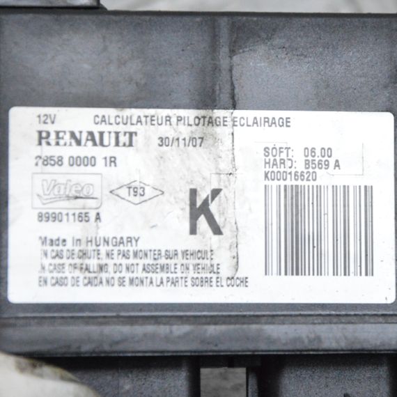 Блок керування світлом фар 2.0 DCI Renault Laguna III 2007-2015 Модуль освітлення Рено Лагуна 3 285800001R | Зображення 3