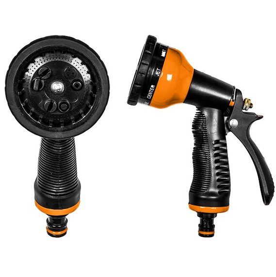 Пістолет Bradas для поливу металевий PROFI 9 режимів BLACK LINE ECO-KT4656B