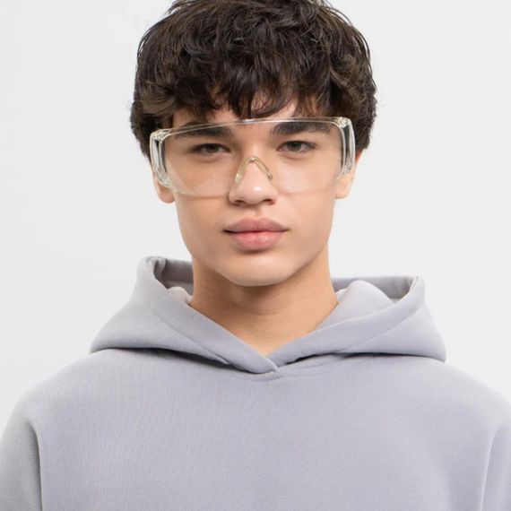 Очки защитные ударопрочные, Прозрачные / Пластиковые очки для защиты глаз открытого типа | Зображення 1