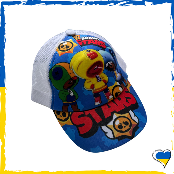 Кепка Brawl Stars дитяча підліткова. Кепка для хлопчиків. Кепка 52-55р.