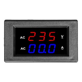 Цифровой вольтметр Lesko 4835-01 100A Red + Blue амперметр цифровой дисплей измеритель напряжения тестер