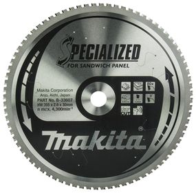 Диск пильный для сендвич панелей 355х30 мм 80T Makita Specialized B-33607