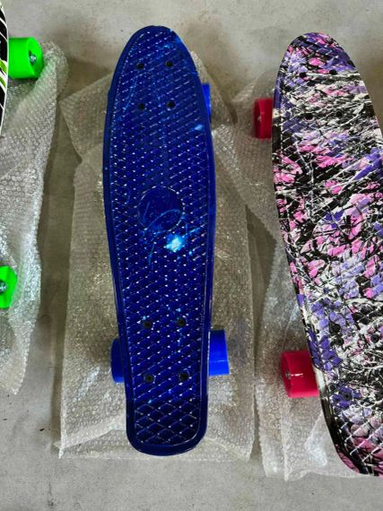 Пенні борд скейтборд Penny Board Fish Skateboards 22" ABEC-7 з колесами, що світяться | Зображення 6