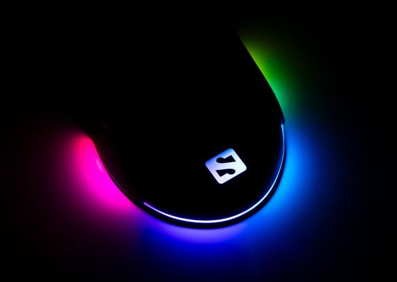 Мишка Sandberg FlexCover 6D Gamer Mouse RGB, ігрова, 12800 dpi., 6кн.Huano чорна | Зображення 4