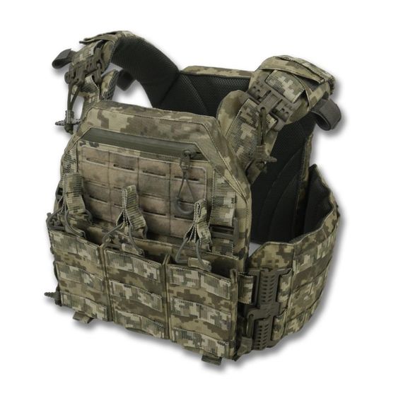 Плитоноска швидкого скидання CEN.2 Cordura1000D NIR піксель +  панель для  3 або 6 магазинів | Зображення 4