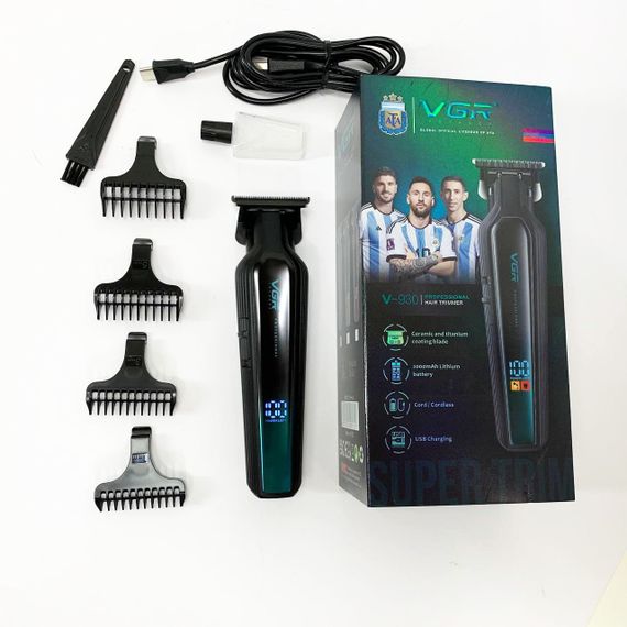 Электрическая машинка триммер для волос и бороды, Машинка для стрижки волос хороша KG-62 | Зображення 4