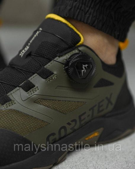 Мужские кроссовки Gore-Tex grey/olive  A2897-5 НП5037 | Зображення 6