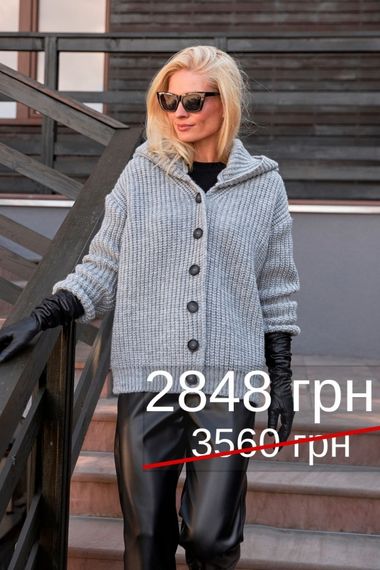 Пальто з капюшоном 2917 | Зображення 9