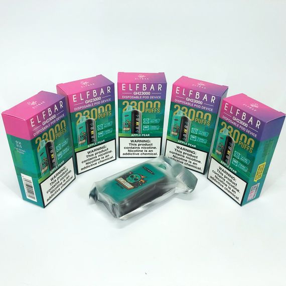 ELF BAR GH 23000 смак Яблуко Груша (Apple Pear) | Зображення 5