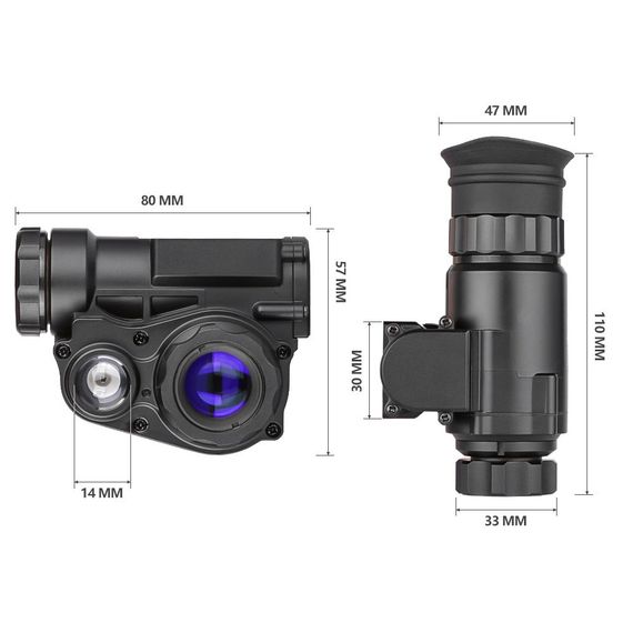 ПНБ, Монокуляр нічного бачення Spina optics NVG-10, цифровий, кріплення на шолом + на Пікатінні | Зображення 8