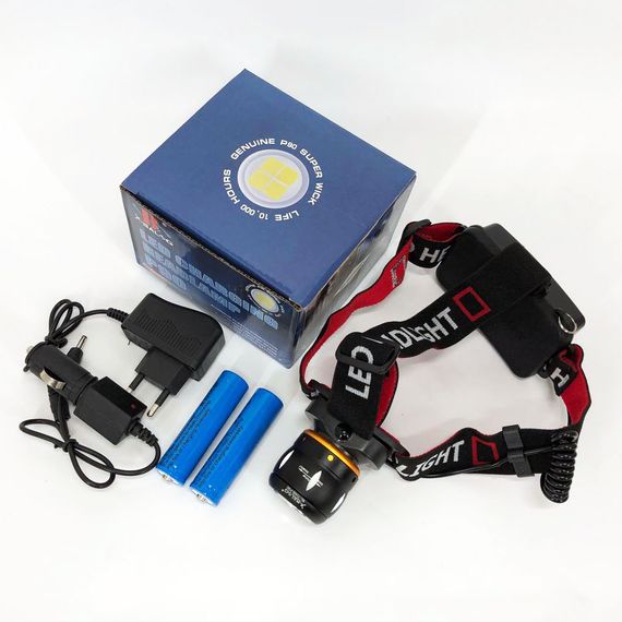 Налобний ліхтар bailong Bailong, Ліхтар на лоб потужний Налобний для риболовлі кемпінгу LM-27 | Зображення 8