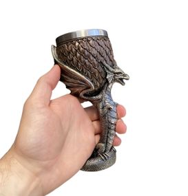 Бокал для вина 3D Дракон с Крыльями