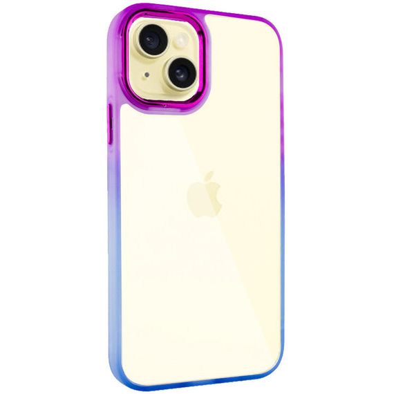 Чохол TPU+PC Fresh sip series для Apple iPhone 14 Plus (6.7") Синій / Фіолетовий