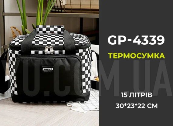 Термосумка для транспортування холодних та гарячих продуктів, напоїв GP 4337 сумка-холодильник 11 л | Зображення 4