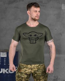 Футболка потоотводящая Bayraktar Yoda oliva ВТ6835