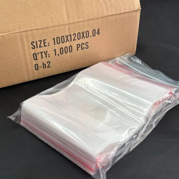 ЗІП пакети із замком ZIP-LOCK, розмір 100х120 мм, уп. 100шт