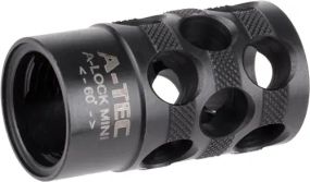 Дулове гальмо-компенсатор A-TEC Mini Muzzle Brake універсальний швидкознімний. Різьба - A-Lock Mini