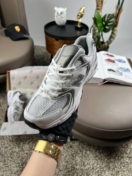 Мужские кроссовки New 530 Premium White Grey весна / літо / осінь A3660 42 26,5 | Зображення 4