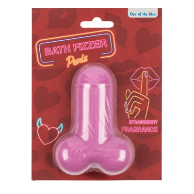 Бомбочка для ванн Bath Fizzer Penis Strawberry, 100 г sexstyle | Зображення 4