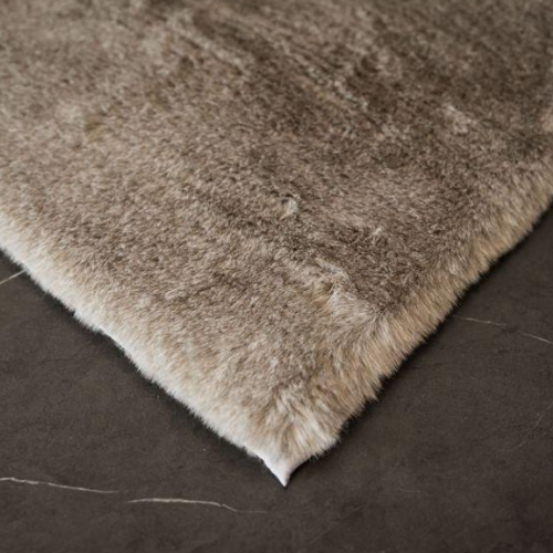 Килимок для підлоги еко-хутро Elegant 75*150см кварц Дариана | Зображення 8