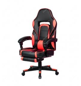 Кресло геймерское Goodwin Parker blackred с подставкой