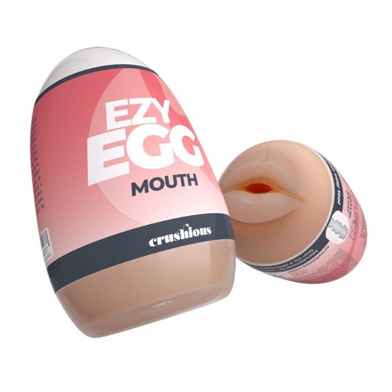 Мастурбатор-яйце, рот CRUSHIOUS EZY EGG THE Mouth, реалістичний Sex Aura