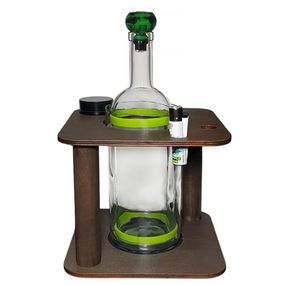 Кальян Стеклянный Водник С Подставкой «Rasta Cube Clear»