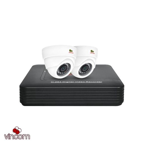 Комплект видеонаблюдения Partizan AHD-13 2xCAM  1xDVR  HDD | Зображення 6