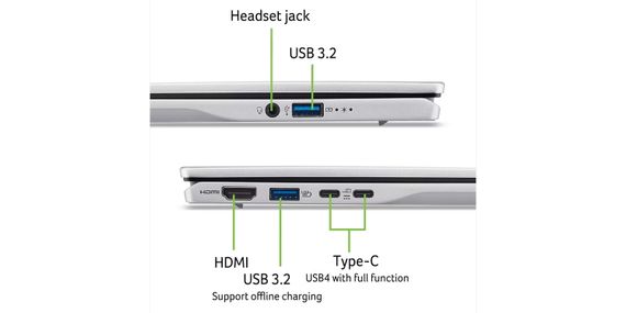Ноутбук Acer Swift 14 AI SF14-61T 14&quot; WUXGA IPS NX.J1CEU.001 | Зображення 9