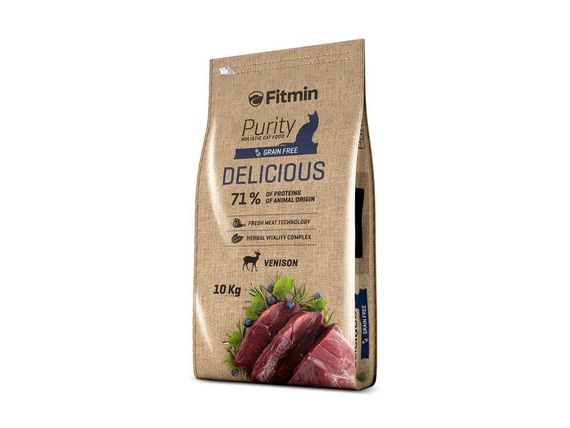 Fitmin cat Purity Delicious (Для вибагливих з дичиною), 10 кг | Зображення 1