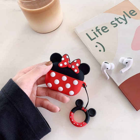 Силиконовый 3D чехол для наушников Apple AirPods Pro 1/2 Cartoon Mouse | Зображення 2