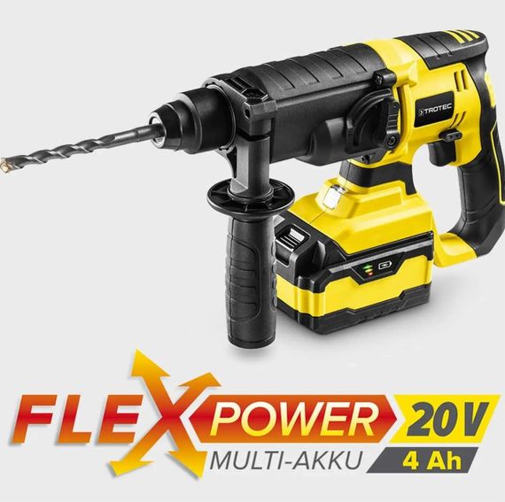 Перфоратор акумуляторний Trotec PRDS 20-20V з АКБ та ЗП + кейс (4415000210) | Зображення 5