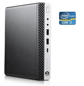 Неттоп HP EliteDesk 800 G5 Mini USFF / Intel Core i5-9500 (6 ядер по 3.0 - 4.4 GHz) / 8 GB DDR4 / 256 GB SSD NVMe / Intel UHD Graphics 630 б/у