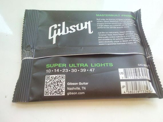 Струни для акустичної гітари Gibson 10-47 super ultra lights | Зображення 3